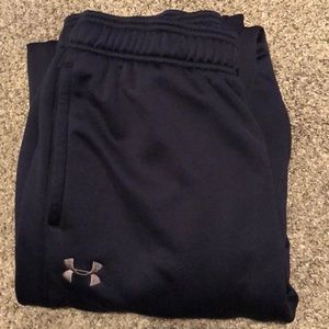 Men’s fleece lined Under Armour basketball pants L